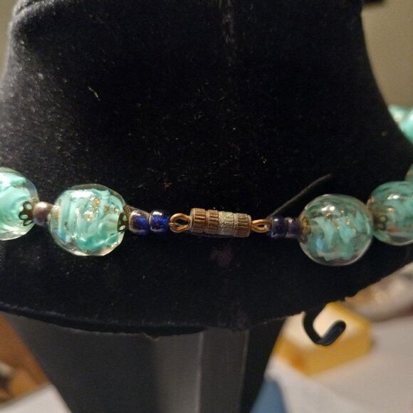 Vintage Murano style glass beads necklace - Picture 13 of 13